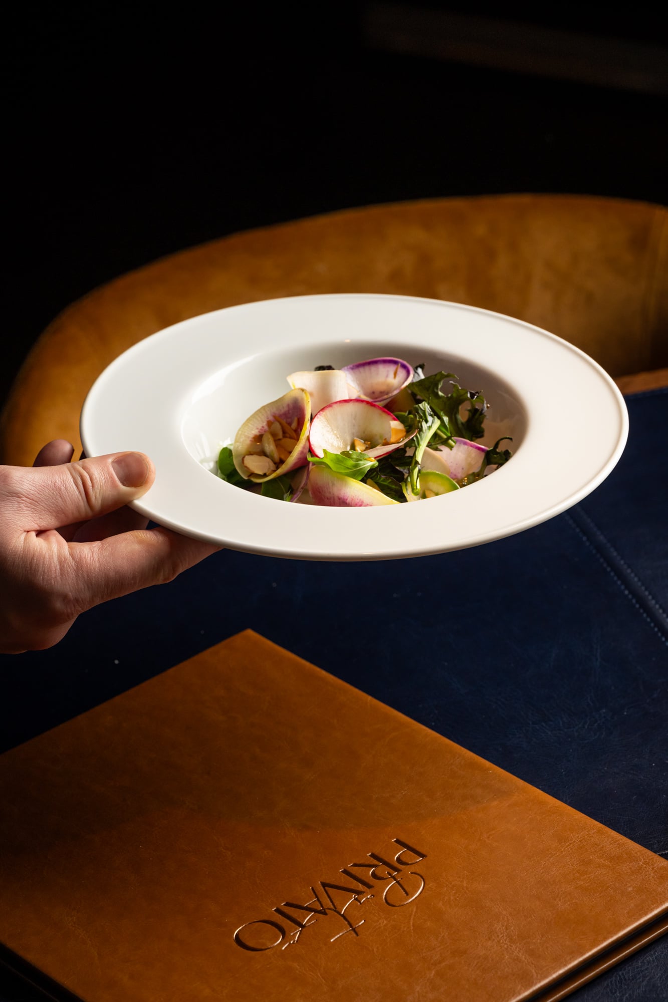 Pasta served tableside